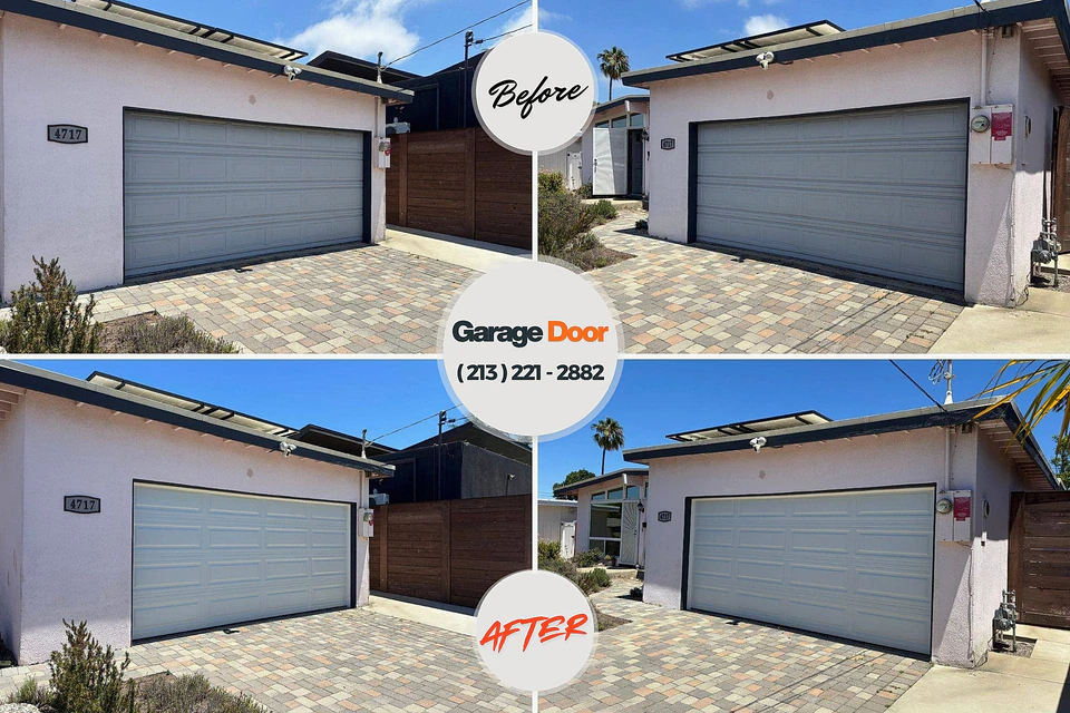 Before and after: garage door repair near me Brooksville